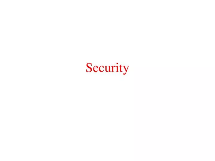 security