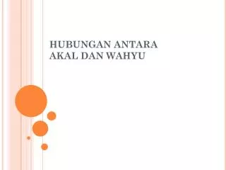 hubungan antara akal dan wahyu