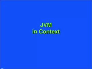 JVM in Context
