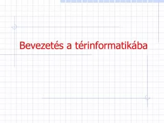bevezet s a t rinformatik ba