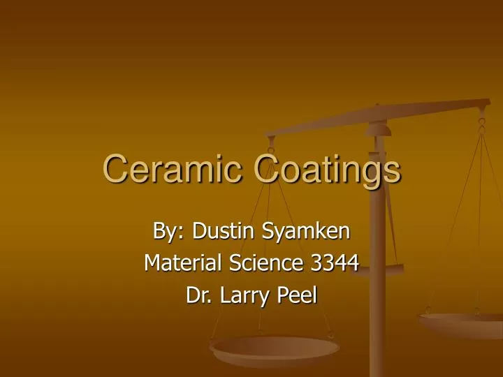 ceramic coatings