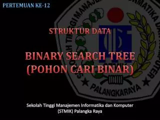 struktur data binary search tree pohon cari binar