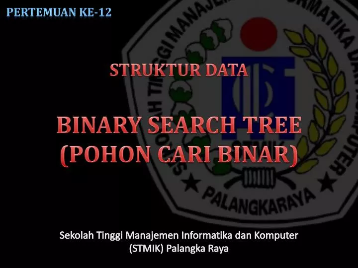 struktur data binary search tree pohon cari binar