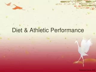 Diet &amp; Athletic Performance