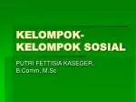 KELOMPOK-KELOMPOK SOSIAL - slide 1