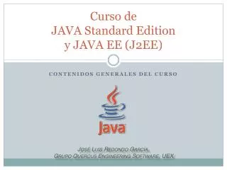 curso de java standard edition y java ee j2ee