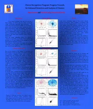 Cluster Recognition Program: Progress Towards An Unbiased Detection and Analysis of Clusters