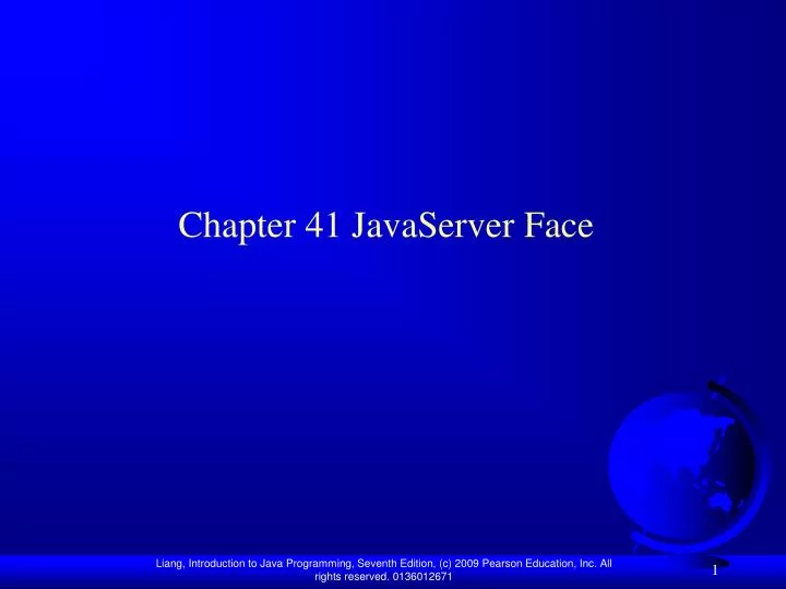 chapter 41 javaserver face