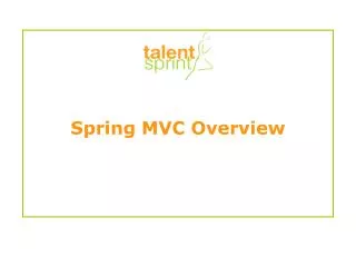 Spring MVC Overview