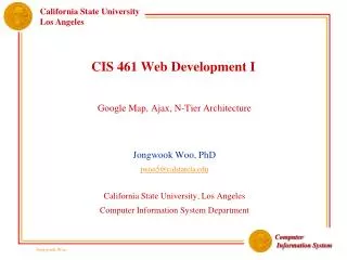 CIS 461 Web Development I