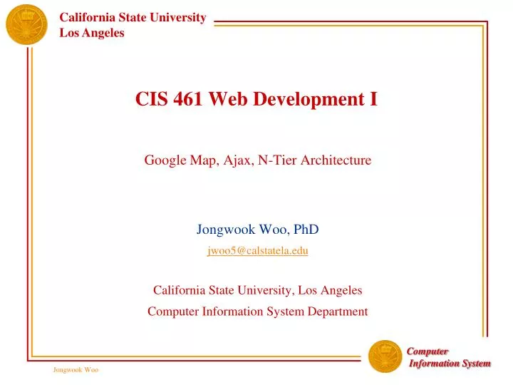 cis 461 web development i