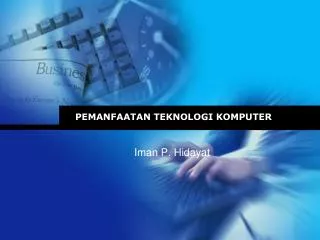 pemanfaatan teknologi komputer