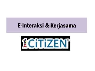 e interaksi kerjasama