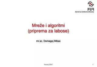 mre e i algoritmi priprema za labose