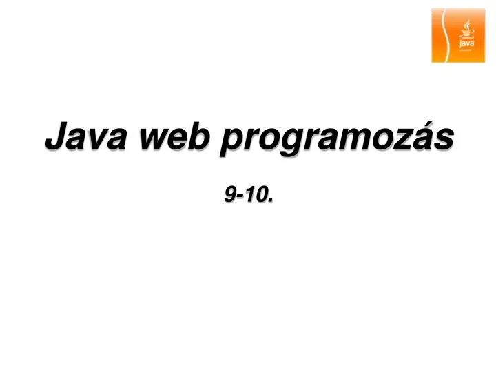 java web programoz s