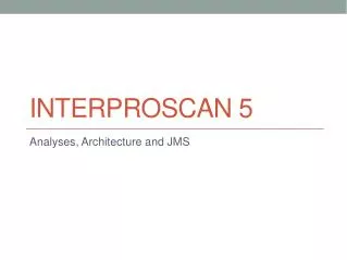 InterProScan 5