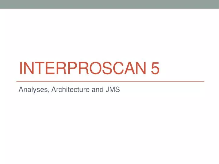 interproscan 5