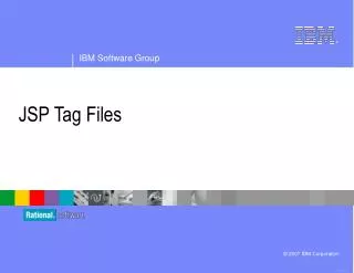 JSP Tag Files