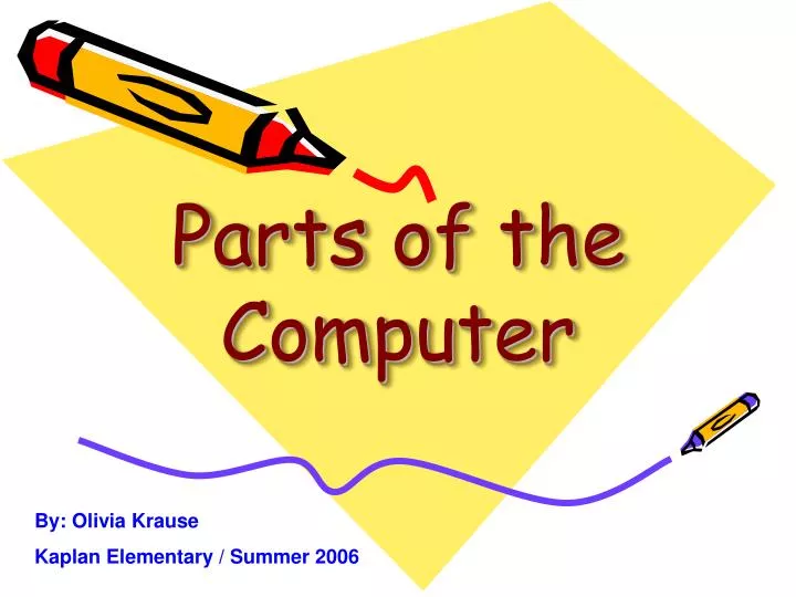 parts of the computer