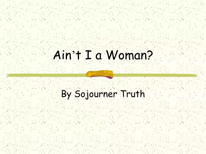 ain t i a woman