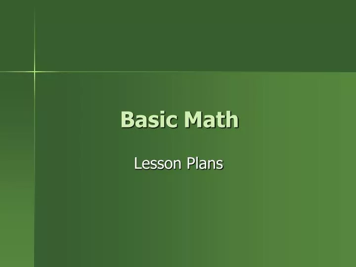 basic math