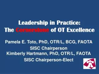 Leadership in Practice: The Cornerstone of OT Excellence