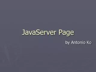 JavaServer Page