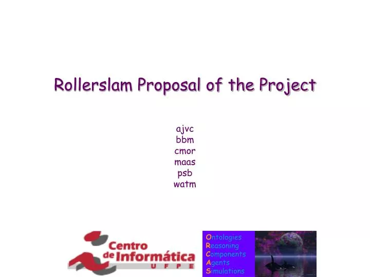 rollerslam proposal of the project