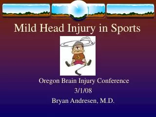 Mild Head Injury in Sports