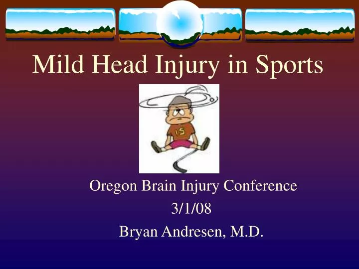 mild head injury in sports