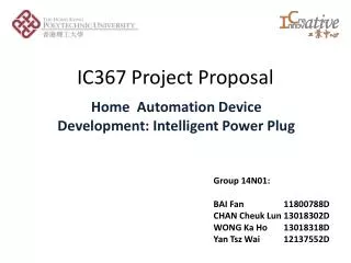 ic367 project proposal