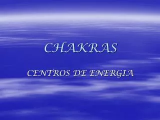 chakras