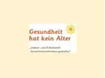 Mobilitätsintervention “Bewegtes Leben” – Bewegung mit älteren Menschen - slide 1