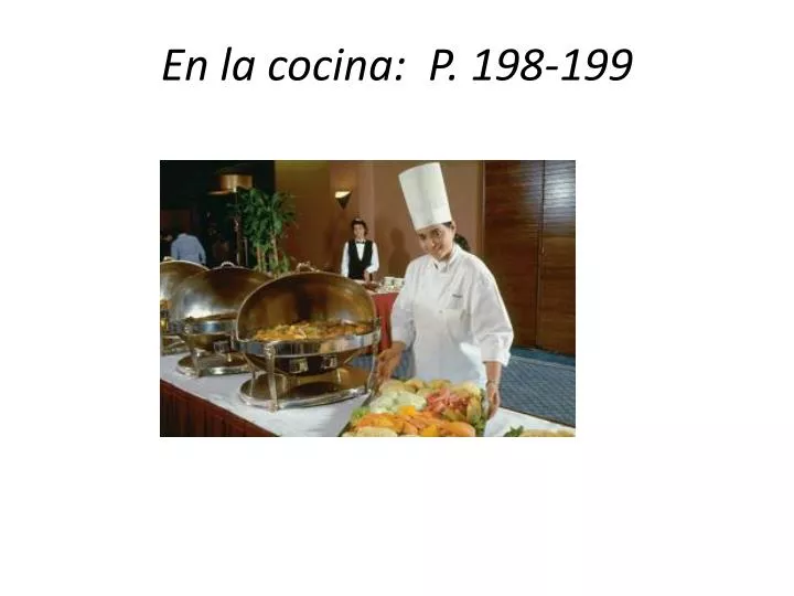 en la cocina p 198 199