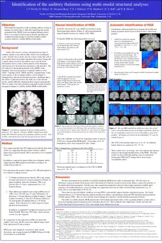 Identification of the auditory thalamus using multi-modal structural analyses