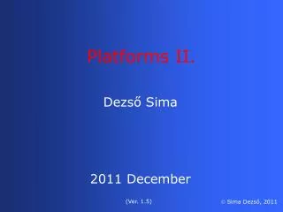 Dezs? Sima 20 11 December