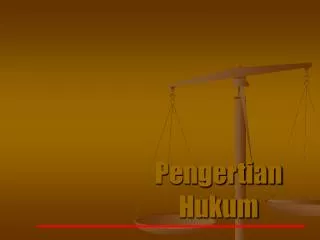 pengertian hukum