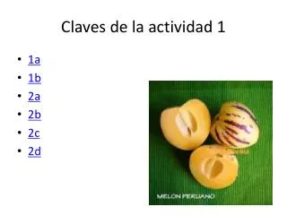 claves de la actividad 1
