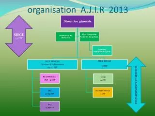 organisation a j i r 2013