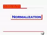Normalization - slide 1