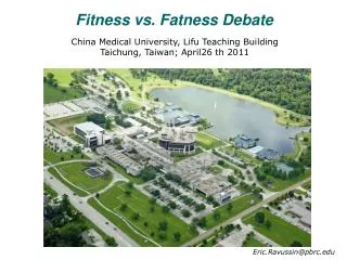 Fitness vs. Fatness Debate
