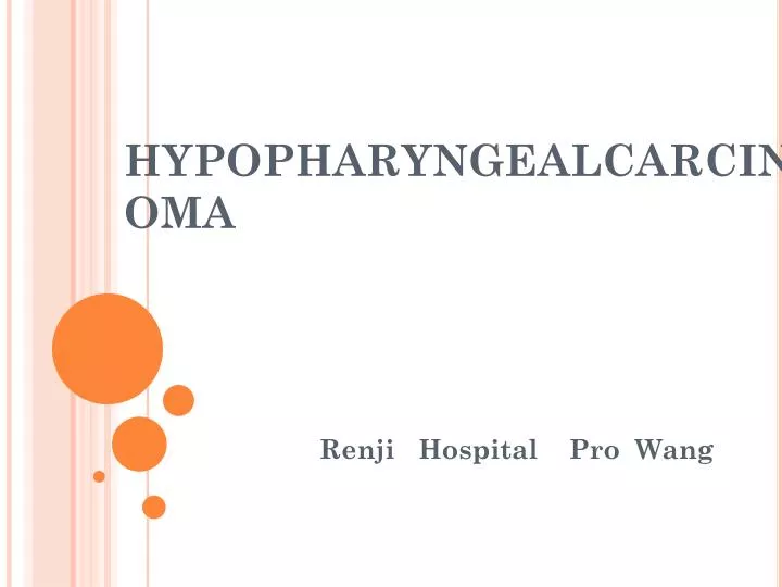 hypopharyngealcarcinoma