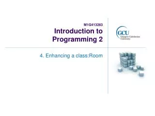 M1G413283 Introduction to Programming 2
