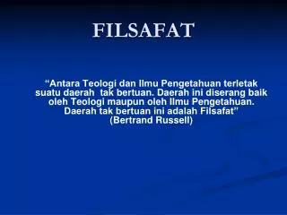 filsafat