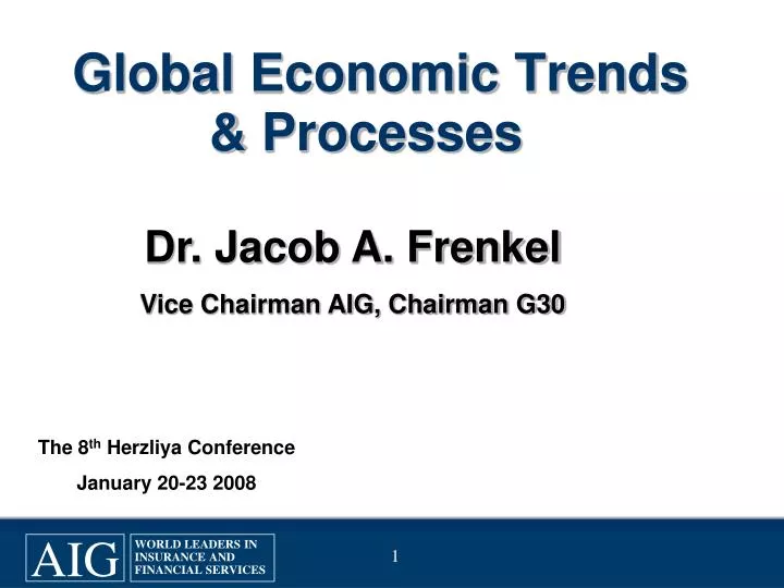 global economic trends processes