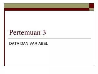 pertemuan 3