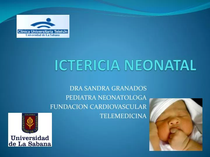 ictericia neonatal