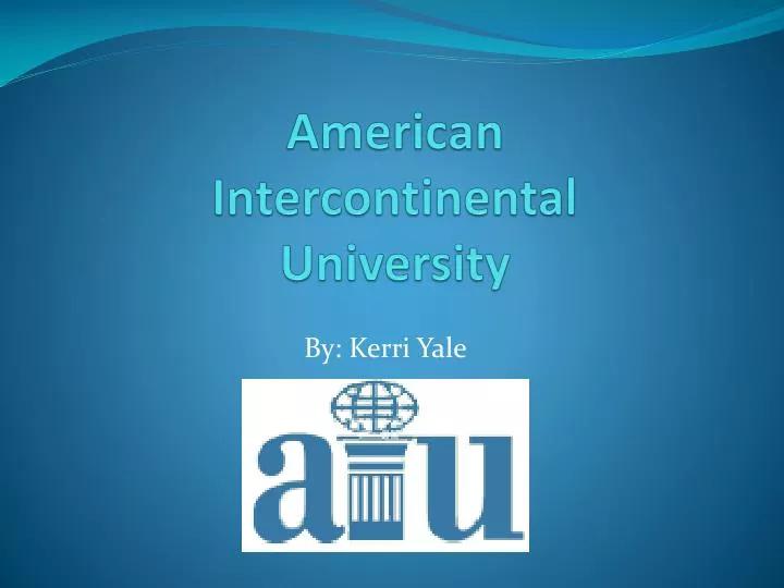 american intercontinental university