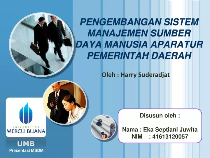 pengembangan sistem manajemen sumber daya manusia aparatur pemerintah daerah