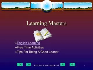 Learning Masters